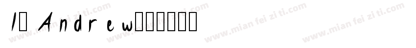 1. Andrew字体转换